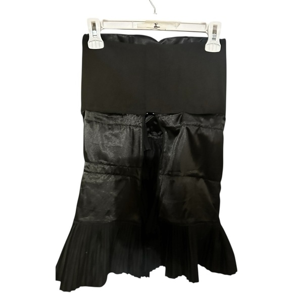 Jovani New York City Black Strapless Ruffle Bustier Size 0 - Picture 2 of 10